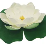 Flor De Loto Flotante Flores Artificiales Decoracion X1