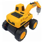 Camion De Construccion Truck Vehículo Maquina Luz Y Sonido Color Amarillo Personaje Camion Truck