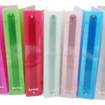 Carpeta Escolar Numero 3 Transparente X5 Unidades Colores N3