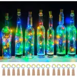Tira De Luces Alambre Led 3mt Corcho X10u Botella Decoracion