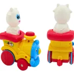 Tren Luz Musical Movimiento Bebe Juguete Locomotora Color Multicolor