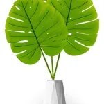 Planta Artificial Hoja Monstera Costilla De Adan X5 Diseño