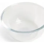 Bowl 700ml Ensaladera Vidrio Liso Transparente X1
