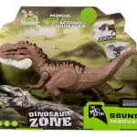 Muñeco Dinosaurio T-rex Juguete Articulado Con Luz Y Sonido