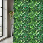 Jardín Vertical Cesped Artificial Flores Muro Verde 40x60