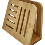 Servilletero Madera Bambu Porta Servilleta Color Marron