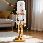 Cascanueces Soldado Adorno De Madera 30 Cm Navidad Deco