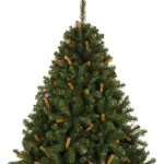 Árbol De Navidad Alpino 1.5mts Base Metálica Color Verde