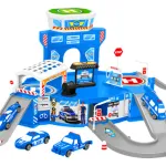 Pista De Autos Estacion De Policias Juguete Con Accesorios