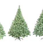 Árbol De Navidad Montañes Deluxe Nevado 2.10mts Base Metal