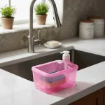 Dispenser Detergente Esponja Incluida Organizador De Cocina