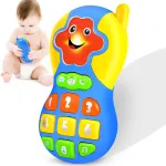 Telefono Juguete Celular Sonidos Luces Y Melodias Para Bebe Color Blanco