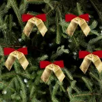 Adorno Colgante Navidad Moño Para Decoración Navideño X2u