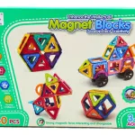 Bloques Magneticos Con Imanes Didacticos 60 Piezas