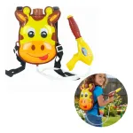 Pistola De Agua Mochila De Jirafa Lanza Agua Recargable