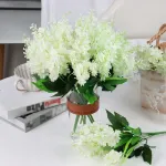 Ramo Alverjillas Flores Artificiales Jacintos Decoracion X4