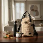 Bolso Matero Puffer Correa Mochila Matera Porta Termo Mate