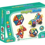 Bloques Magneticos Con Imanes Didacticos 60 Piezas