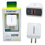 Cargador 30w Carga Rápida 2 Puertos 1 Usb + 1 Usb C Blanco