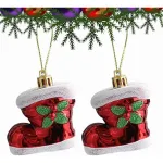 Adornos Colgante Navideño Decoración Navidad Botas X3