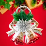 Campanas Navidad 24cm Decoracion Navideña Adornos Para Arbol