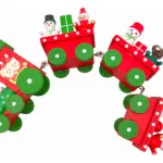 Tren De Madera Decoracion Navideña Adorno Navidad