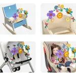 Móvil Para Bebés Love 4090 Cuna Musical Multiuso Encastre Universal Color Bichitos