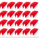 Gorro Navidad Adorno Papa Noel Gorrito Color Rojo Premium