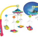 Cunero Musical Movil Bebe Con 100 Melodías Y Proyecciones