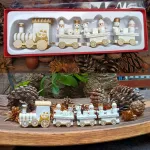 Tren De Madera Decoracion Navideña Adornos Navidad