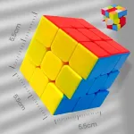 Cubo Magico Rompecabezas Profesional 3x3x3 Velocidad Rubik Estructura Amarillo