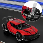 Auto Deportivo A Radio Control Remoto Con Efecto Humo Y Luz
