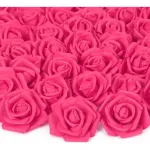 Mini Rosas Flores Artificiales Decoracion Pack X100