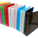 Carpeta Escolar Numero 3 Transparente X5 Unidades Colores N3