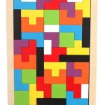 Tetris Rompecabezas De Madera Juego Didáctico 3d Puzzle
