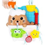 Juguete Para El Baño Foca Lobo Marino Bañadera Cascada Agua