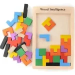 Tetris Rompecabezas De Madera Juego Didáctico 3d Puzzle