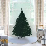 Árbol De Navidad Tradicional Expreso Polar Montañes Deluxe De 1.5m Verde Oscuro