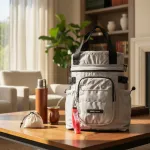 Bolso Matero Puffer Correa Mochila Matera Porta Termo Mate