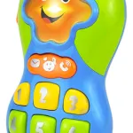 Telefono Juguete Celular Sonidos Luces Y Melodias Para Bebe Color Blanco