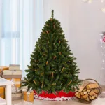 Árbol De Navidad Alpino 2.1mts Base Metálica