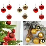 Adornos Navideños Premium Tubo Bolas De Navidad 6cm X9 Udes