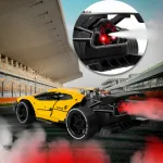 Auto Deportivo A Radio Control Remoto Con Efecto Humo Y Luz