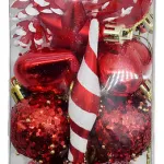 Adornos Navideños Set Decoracion 12u Surtido Navidad Bolas