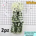 Ramo Flor Planta Colgante Jardin Artificial Interior 80cm