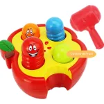 Banco De Descarga Juego De Encastre Didactico Bebe Color Rojo