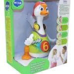 Muñeco Juguete Bebe Ganso Musical Bailarín Luces Y Sonidos Color Blanco