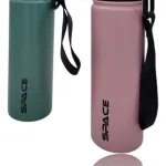 Botella De Acero Inoxidable 750ml A Rosca Con Pico Y Manija