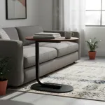 Mesa Auxiliar Arrime Moderna Apoyo Sofa Sillón Mesa 60cm