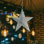 Adorno Navideño Estrella Colgante 30cm Decoración Navidad